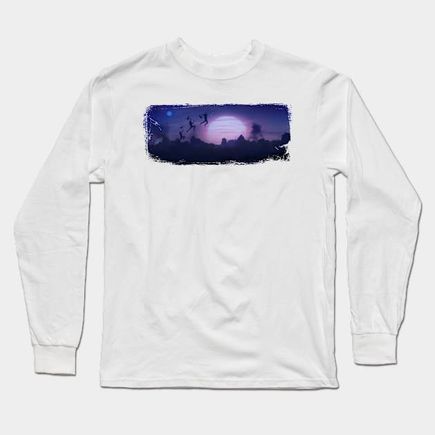 Thunder God Long Sleeve T-Shirt by finnyproductions